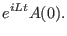 $\displaystyle e^{iL t} A(0).$
