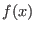 $ f(x)$