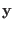 $ {\bf y}$